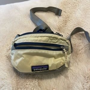 Yellow fanny bag
